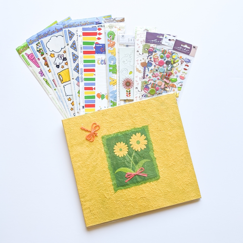 SET Scrapbook & Sticker & Embellishments Pack